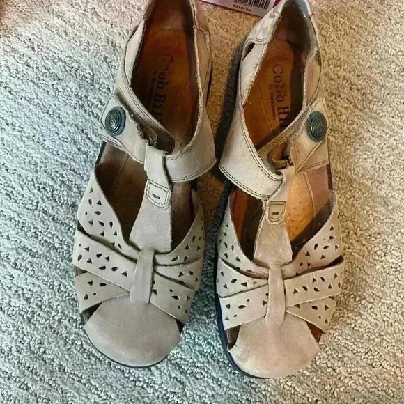 New Balance Cobb Hill Patina Women's Sandal Linen size 8 WIDE (CAG37LN) - Picture 3 of 6